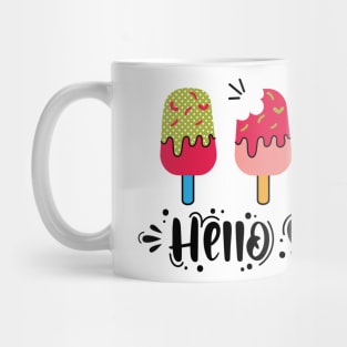 Hello Summer Popsicle Mug